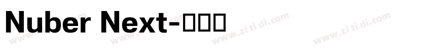 Nuber Next字体转换